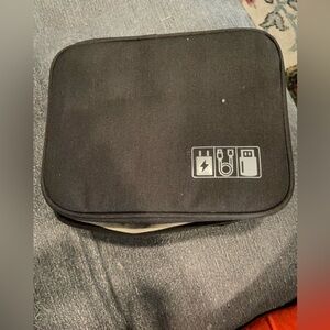 Black Electronics Travel Organizer